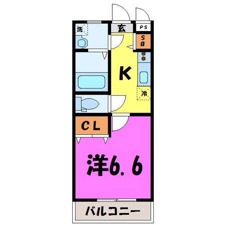 ローズガーデン　日吉町の物件間取画像